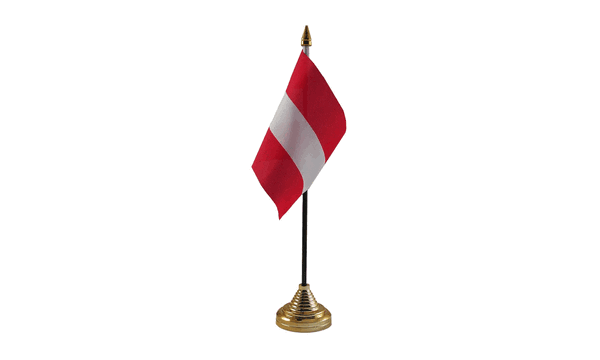 Austria Table Flags